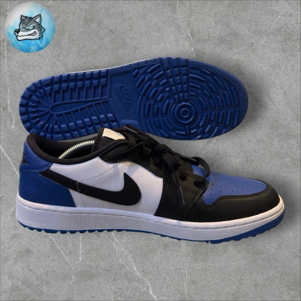 Air Jordan 1 Low Golf Royal Toe Men's Size 12 Spikes Sneaker DD9315-102 - Picture 4 of 5